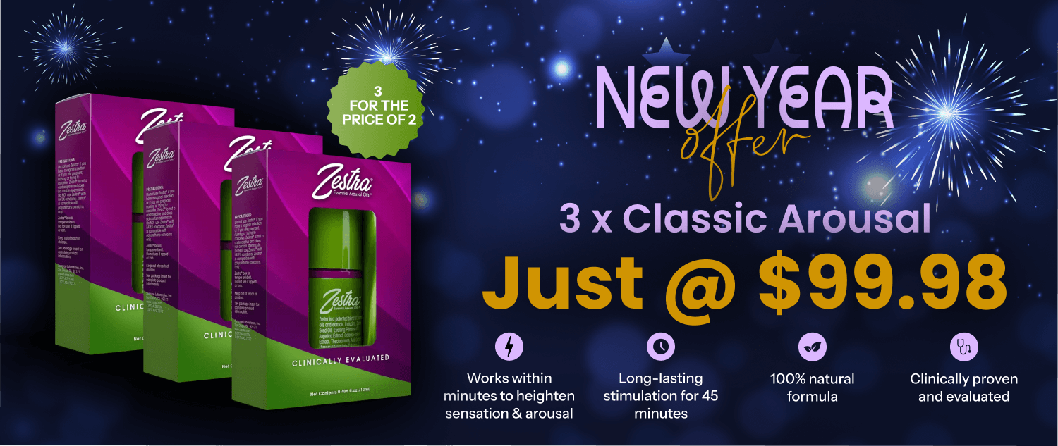 New Year Sale Exclusive: 3 Bottles of Classic Arousal Oil for the Price of 2 - Just $99.98!